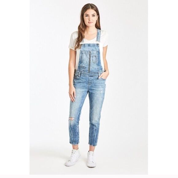 Dear John Heidi Distressed Overalls Farm Dance Cowgirl Designer Country Girl - Picture 1 of 7